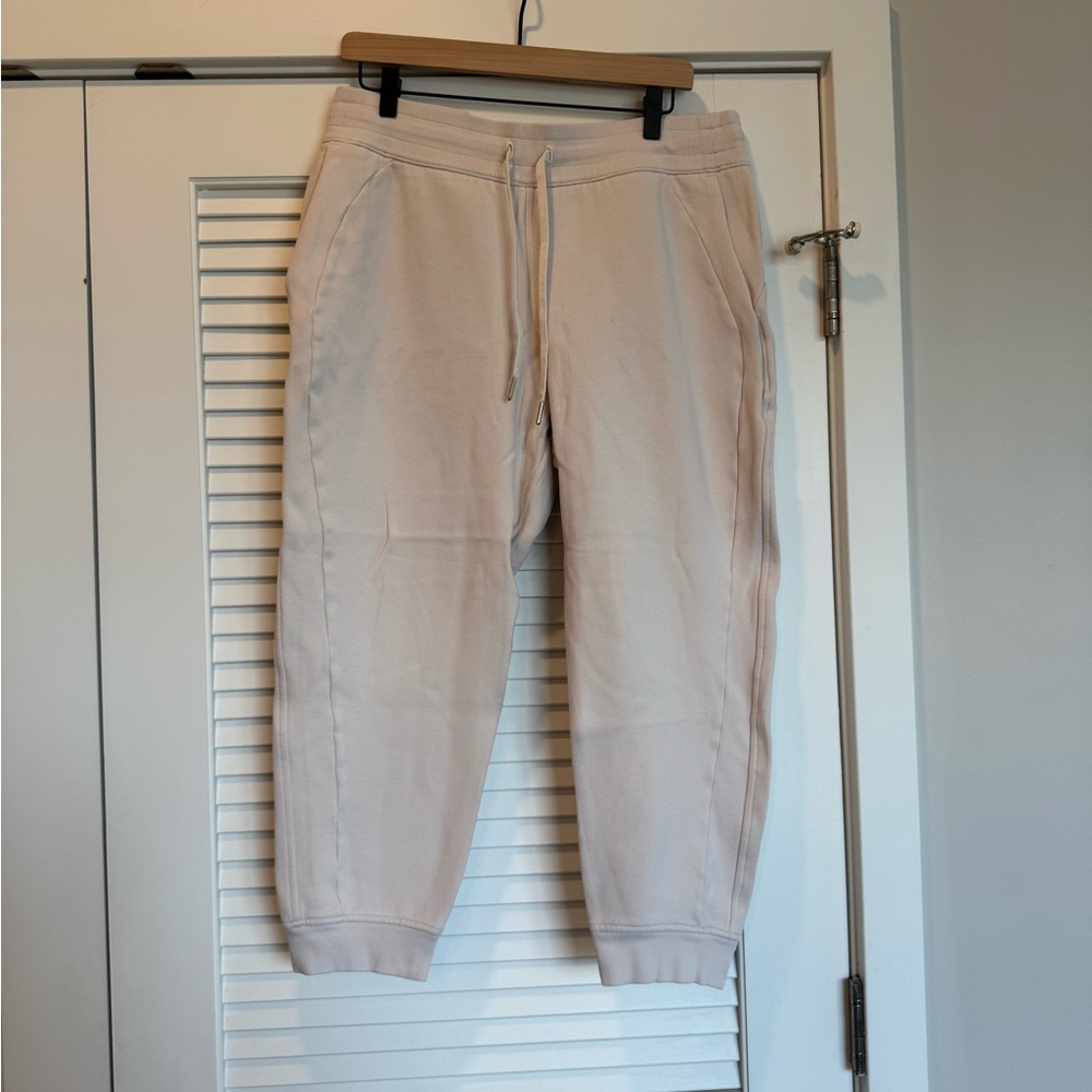 Lulu lemon cream Jogger Sweatpants
